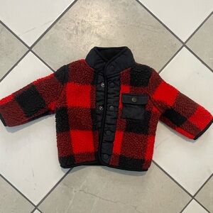 $5/30 Joe Fresh Cozy Black Baby Jacket
